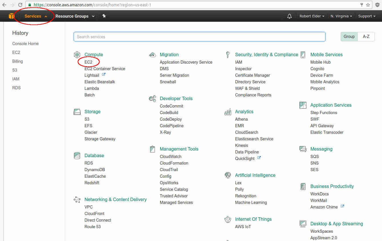 AWS home